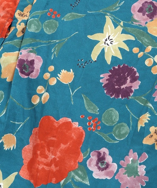 Ocean&Ground(オーシャン&グラウンド)の「甚平ロンパス GARDEN&HIMAWARI(70~80cm)(浴衣・キッズ・ブルー/アイボリー・70/80)」の4枚目の写真