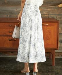 INGNI | BACKレースUP花柄マーメイド／スカート(スカート)