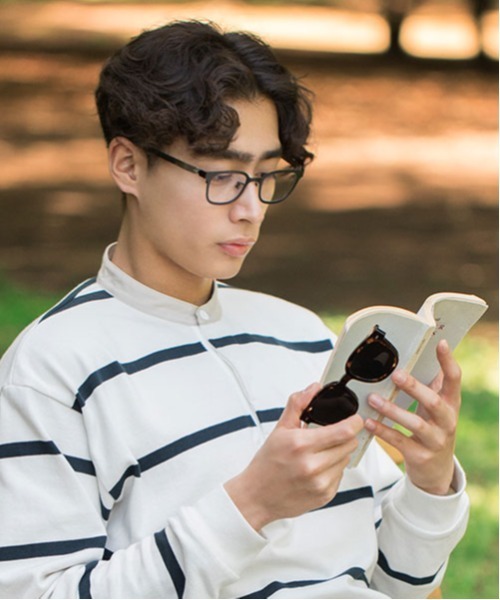 UNITED ARROWS(ユナイテッドアローズ)の「Zoff|UNITED ARROWS|ウェリントン型 2WAYめがね(メガネ・メンズ・ブラック/ブラック系その他・FREE)」の15枚目の写真