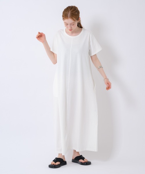 Paradise Picnic（パラダイスピクニック）の「Dignite collier ニットベストセットワンピース（ワンピース・レディース・チャコールグレー/ホワイト・FREE）」の21枚目の写真