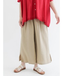 Samansa Mos2 | 脇スリットストレートパンツ(その他パンツ)