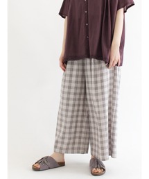 Samansa Mos2 | 脇スリットストレートパンツ(その他パンツ)