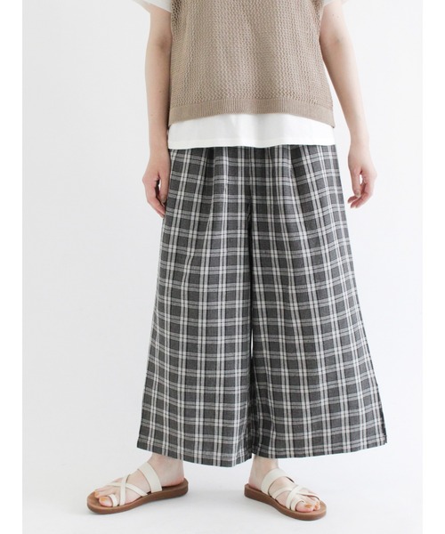 Samansa Mos2（サマンサ モスモス）の「脇スリットストレートパンツ（その他パンツ・レディース・ブラウン/ミント/ブラック/ベージュ/グレー・ﾌﾘ-）」の21枚目の写真