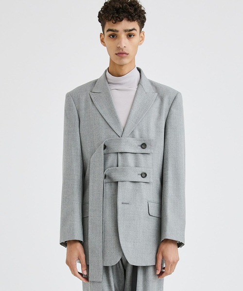 UJOH（ウジョー）の「W Belted 3BS JKT（テーラードジャケット）」 - WEAR