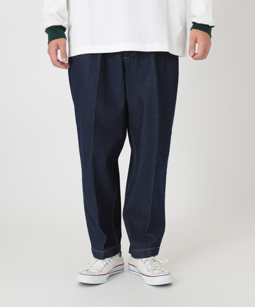 JOURNAL STANDARD relume（ジャーナルスタンダード　レリューム）の「セミワイドデニムスラックス（デニムパンツ・メンズ・ブラック/ネイビー・MEDIUM/LARGE）」の15枚目の写真