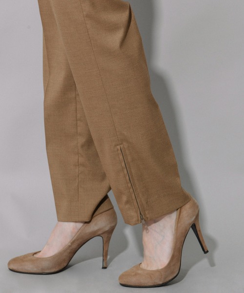 Munich（ミューニック）の「TRクロスサイドジップタックパンツ（その他パンツ・レディース・ブラック/パープル/オリーブ/キャメル・S/M/XS）」の12枚目の写真