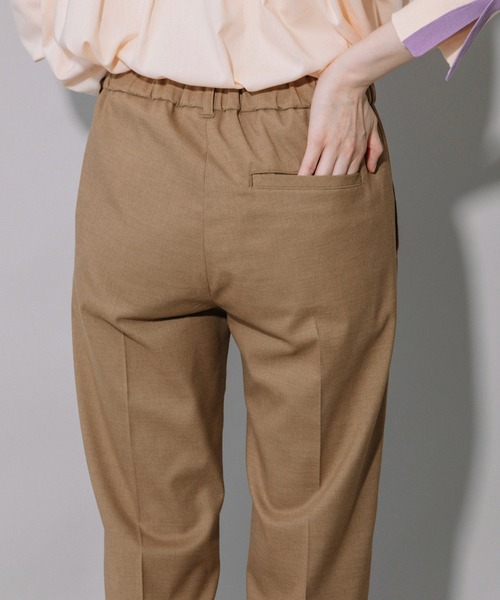 Munich（ミューニック）の「TRクロスサイドジップタックパンツ（その他パンツ・レディース・ブラック/パープル/オリーブ/キャメル・S/M/XS）」の6枚目の写真