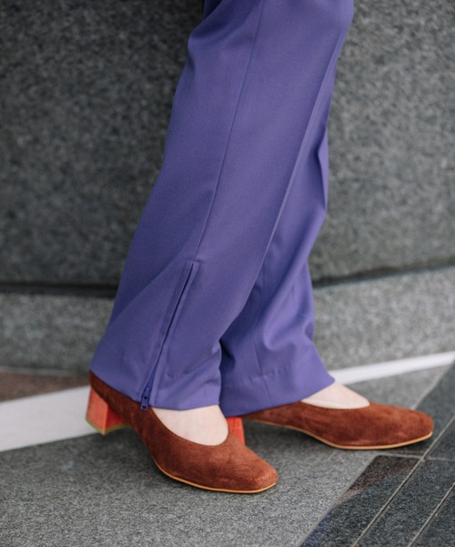 Munich（ミューニック）の「TRクロスサイドジップタックパンツ（その他パンツ・レディース・ブラック/パープル/オリーブ/キャメル・S/M/XS）」の18枚目の写真