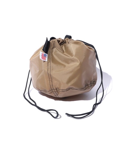 MELO（メロ）の「MELO/メロ DRAWSTRING BAG ショルダーバック 巾着バック（ショルダーバッグ・メンズ・ブラック/ターコイズブルー/イエロー/タン・ONE SIZE）」の16枚目の写真