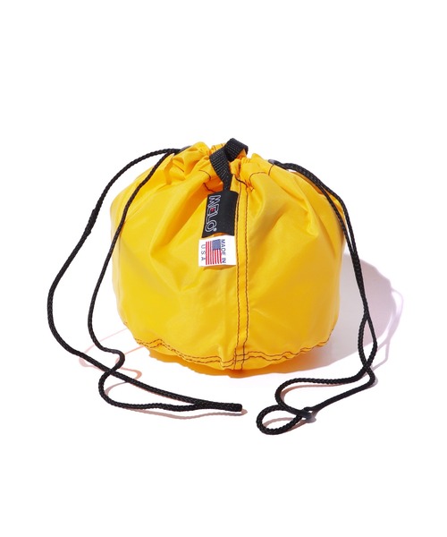 MELO（メロ）の「MELO/メロ DRAWSTRING BAG ショルダーバック 巾着バック（ショルダーバッグ・メンズ・ブラック/ターコイズブルー/イエロー/タン・ONE SIZE）」の19枚目の写真