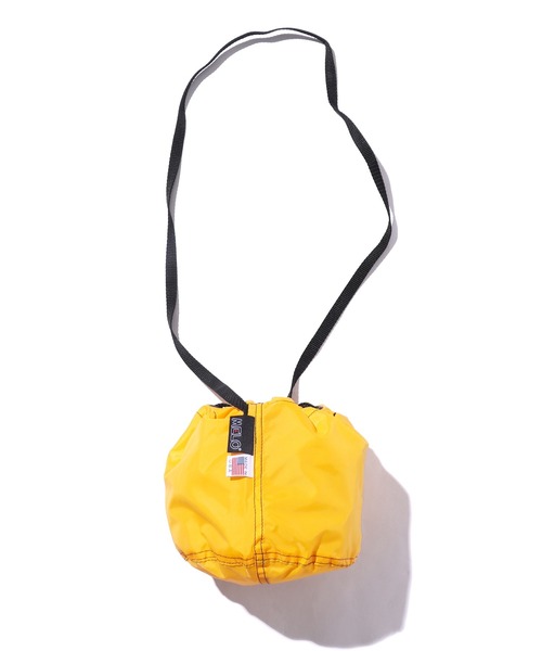 MELO（メロ）の「MELO/メロ DRAWSTRING BAG ショルダーバック 巾着バック（ショルダーバッグ・メンズ・ブラック/ターコイズブルー/イエロー/タン・ONE SIZE）」の20枚目の写真