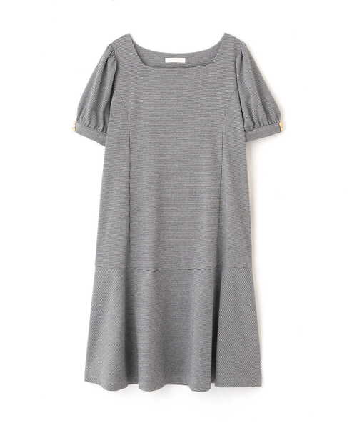 PROPORTION BODY DRESSING(プロポーションボディドレッシング)の「千鳥チェックカットソーワンピース / 1212240800(ワンピース・レディース・ブラック/ダークグレー/ボルドー・SMALL/MEDIUM)」の21枚目の写真