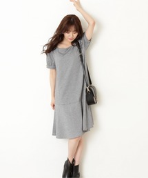 PROPORTION BODY DRESSING | 千鳥チェックカットソーワンピース / 1212240800(ワンピース)