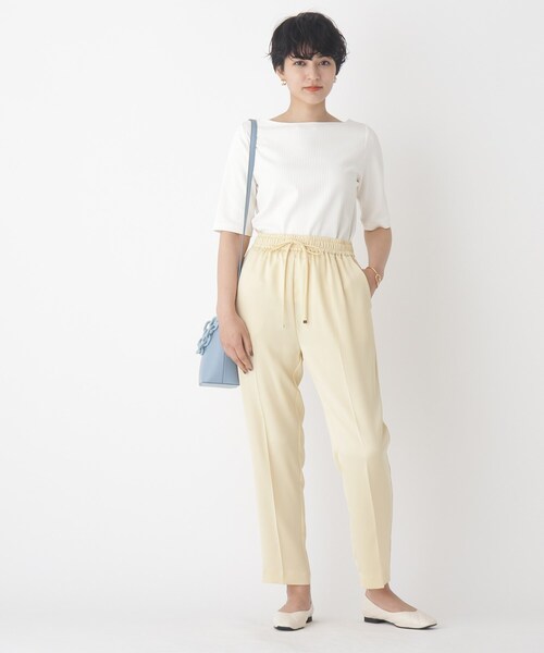 OPAQUE.CLIP（オペークドットクリップ）の「◆キルティングフラットパンプス（パンプス・レディース・オフホワイト/ブラック・01/02/03）」の7枚目の写真