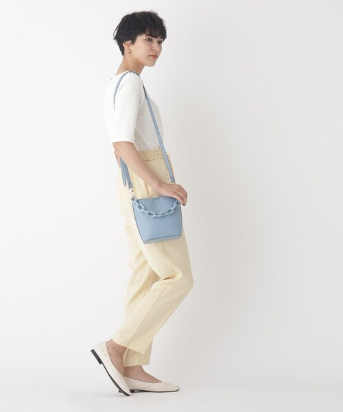 OPAQUE.CLIP（オペークドットクリップ）の「◆キルティングフラットパンプス（パンプス・レディース・オフホワイト/ブラック・01/02/03）」の8枚目の写真