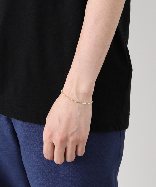 トムウッド ブレスレットSQUARE BRACELET/ゴールド TOMWOOD - 【残り一点】Square Bracelet(GOLD) | ACRMTSM ONLINE