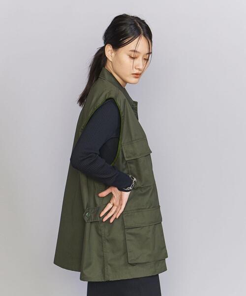 THRIFTY LOOK（スリフティールック）の「＜THRIFTY LOOK＞アーミー ベスト（ベスト・レディース・ブラック/オリーブ・FREE）」の7枚目の写真