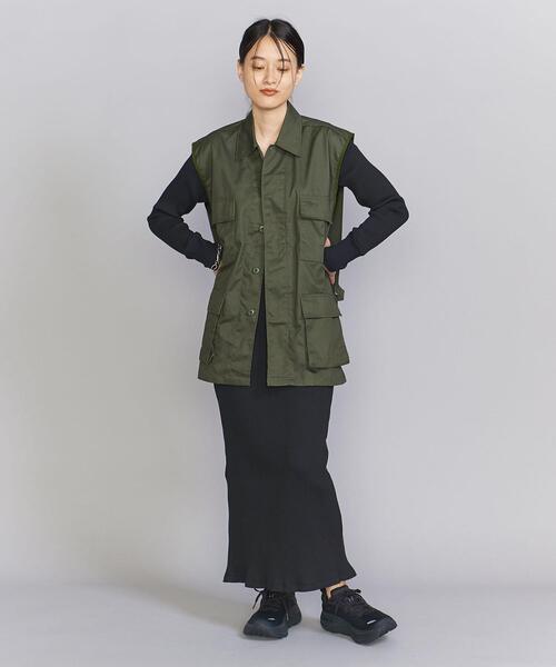 THRIFTY LOOK（スリフティールック）の「＜THRIFTY LOOK＞アーミー ベスト（ベスト・レディース・ブラック/オリーブ・FREE）」の9枚目の写真