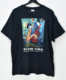 【ヴィンテージ古着】90's BLUES YOGA BEALE STREET Memphis プリントTシャツ