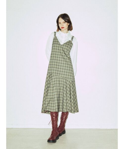 jouetie（ジュエティ）の「アシメキャミワンピース（ワンピース・レディース・グレー/ピンク/ブラック・MEDIUM）」の20枚目の写真