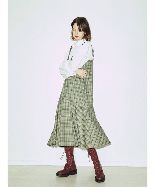 jouetie（ジュエティ）の「アシメキャミワンピース（ワンピース・レディース・グレー/ピンク/ブラック・MEDIUM）」の22枚目の写真