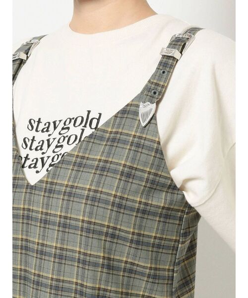 jouetie（ジュエティ）の「アシメキャミワンピース（ワンピース・レディース・グレー/ピンク/ブラック・MEDIUM）」の9枚目の写真