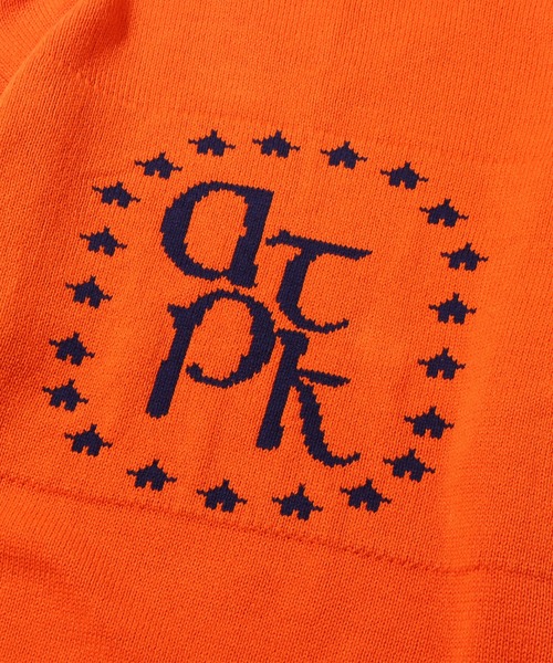 atmos pink（アトモスピンク）の「atmos pink ブレッピー ニットトップス（ニット/セーター・レディース・ホワイト/オレンジ/ネイビー・FREE）」の17枚目の写真