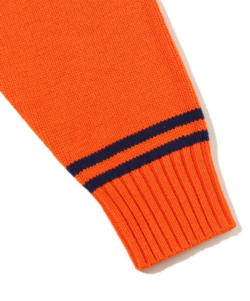 atmos pink（アトモスピンク）の「atmos pink ブレッピー ニットトップス（ニット/セーター・レディース・ホワイト/オレンジ/ネイビー・FREE）」の18枚目の写真