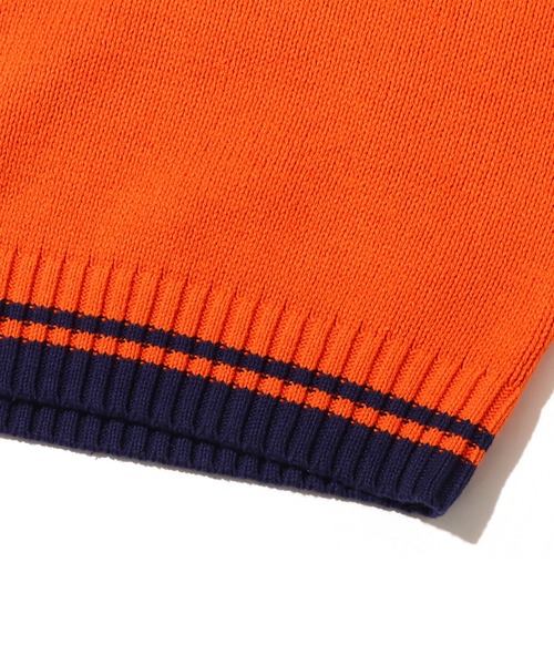 atmos pink（アトモスピンク）の「atmos pink ブレッピー ニットトップス（ニット/セーター・レディース・ホワイト/オレンジ/ネイビー・FREE）」の19枚目の写真