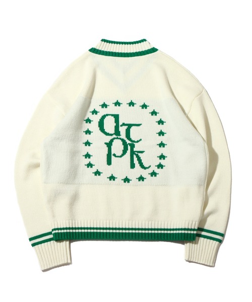 atmos pink（アトモスピンク）の「atmos pink ブレッピー ニットトップス（ニット/セーター・レディース・ホワイト/オレンジ/ネイビー・FREE）」の5枚目の写真