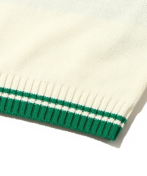 atmos pink（アトモスピンク）の「atmos pink ブレッピー ニットトップス（ニット/セーター・レディース・ホワイト/オレンジ/ネイビー・FREE）」の9枚目の写真