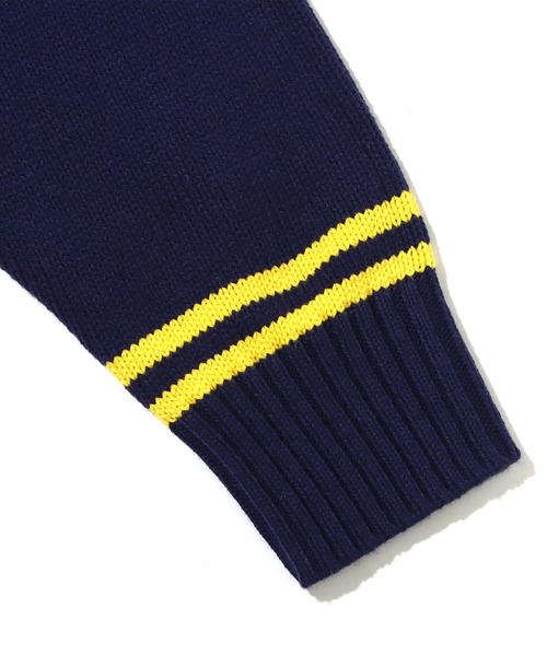 atmos pink（アトモスピンク）の「atmos pink ブレッピー ニットトップス（ニット/セーター・レディース・ホワイト/オレンジ/ネイビー・FREE）」の13枚目の写真