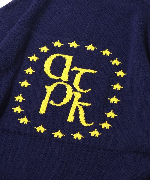 atmos pink（アトモスピンク）の「atmos pink ブレッピー ニットトップス（ニット/セーター・レディース・ホワイト/オレンジ/ネイビー・FREE）」の12枚目の写真