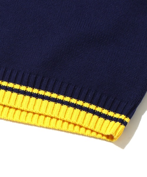 atmos pink（アトモスピンク）の「atmos pink ブレッピー ニットトップス（ニット/セーター・レディース・ホワイト/オレンジ/ネイビー・FREE）」の14枚目の写真