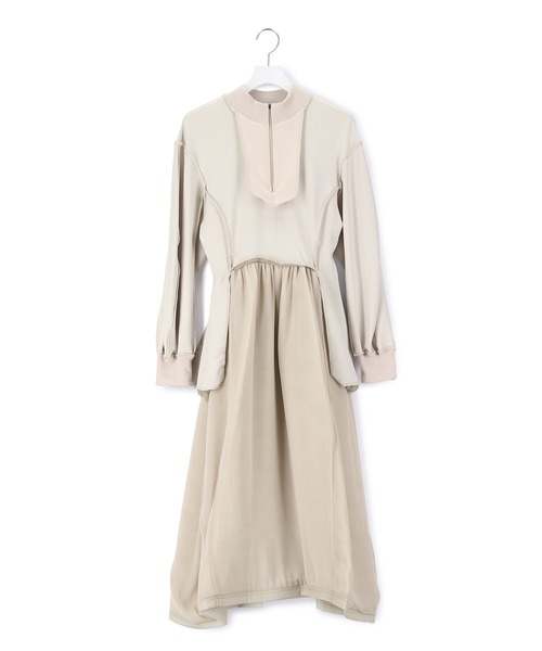 AMOMENTO（アモーメント）の「【AMOMENTO】SHEER PADDED DRESS