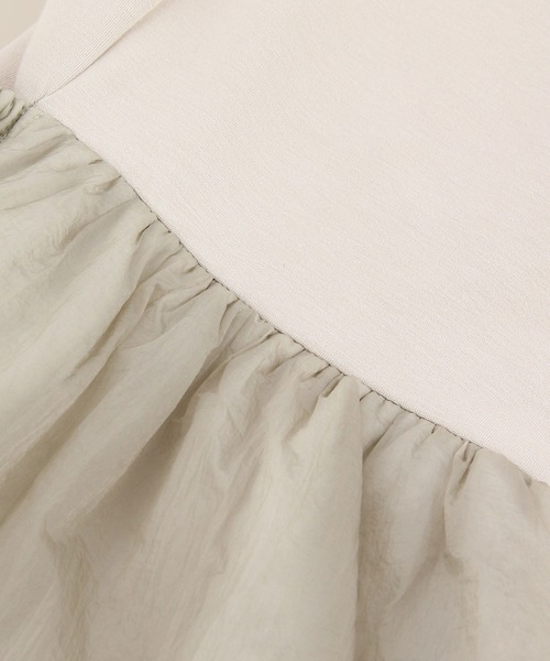 AMOMENTO（アモーメント）の「【AMOMENTO】SHEER PADDED DRESS