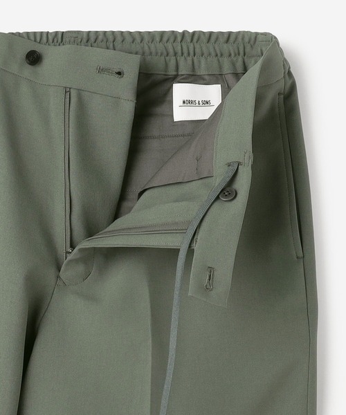 Morris & Sons（モリスアンドサンズ）の「MORRIS & SONS | ポリエステル イージースラックス MEN（スラックス・メンズ・ベージュ/オリーブ/ダークグレー・1/2/3）」の11枚目の写真