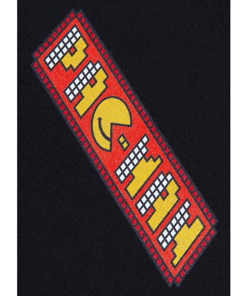 MEDICOM TOY LIFE ENTERTAINMENT（メディコムトイライフエンターテイメント）の「MLE PAC-MAN × GRAFFLEX TEE “PAC-MAN × GRAFFLEX 01”（Tシャツ/カットソー・メンズ・ホワイト/ブラック・SMALL/MEDIUM/LARGE/X-LARGE/XX-LARGE）」の3枚目の写真