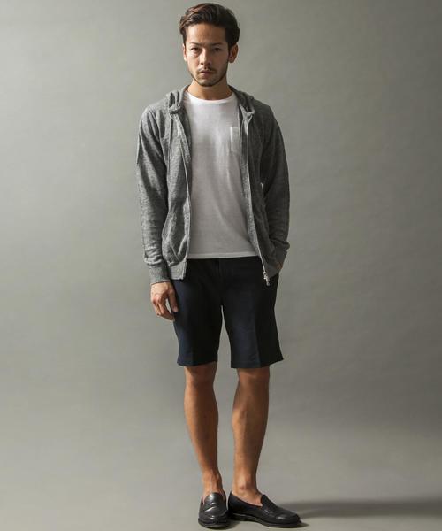 BEAUTY&YOUTH UNITED ARROWS(ビューティーアンドユースユナイテッドアローズ)の「BY ∴ LINIFICIO リネン ジップ パーカー ◆(パーカー・メンズ・グレー/ライトブルー・SMALL/MEDIUM/LARGE/X-LARGE)」の8枚目の写真