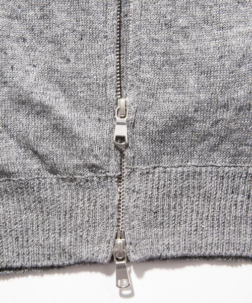 BEAUTY&YOUTH UNITED ARROWS(ビューティーアンドユースユナイテッドアローズ)の「BY ∴ LINIFICIO リネン ジップ パーカー ◆(パーカー・メンズ・グレー/ライトブルー・SMALL/MEDIUM/LARGE/X-LARGE)」の13枚目の写真