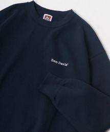 BEN DAVIS/ベンデイビス ワンポイントロゴ刺繍 裏起毛 ビッグシルエット スウェットトレーナー