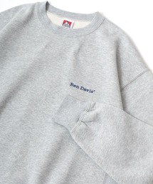 BEN DAVIS（ベンデイビス）の「BEN DAVIS/ベンデイビス ワンポイントロゴ刺繍 裏起毛 ビッグシルエット スウェットトレーナー（スウェット・メンズ）」