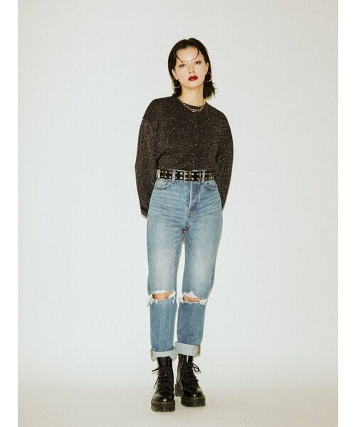 jouetie（ジュエティ）の「ダブルハトメベルト（ベルト・レディース・ブラック/クリア・FREE）」の7枚目の写真