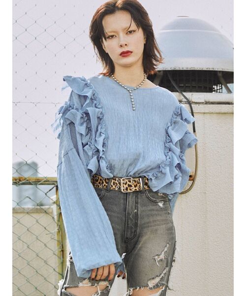 jouetie（ジュエティ）の「ダブルハトメベルト（ベルト・レディース・ブラック/クリア・FREE）」の13枚目の写真