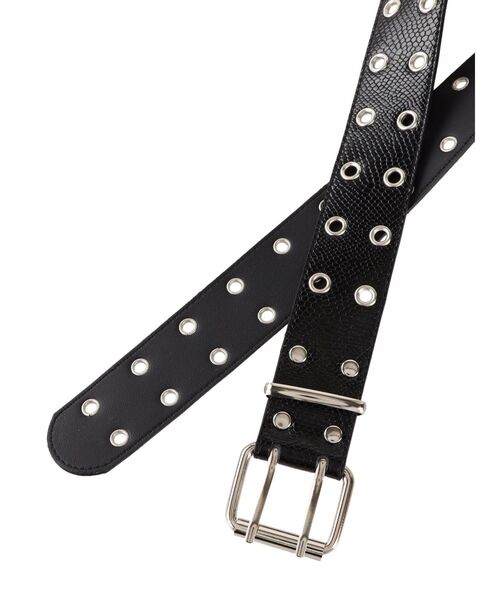 jouetie（ジュエティ）の「ダブルハトメベルト（ベルト・レディース・ブラック/クリア・FREE）」の15枚目の写真