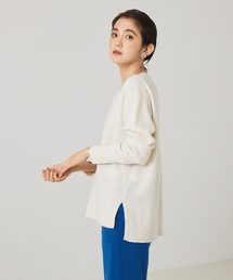 ファインVネックプルオーバー