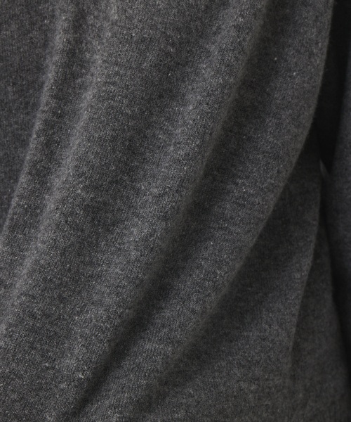 qualite（カリテ）の「ファインVネックプルオーバー（ニット/セーター・レディース・チャコールグレー/サックスブルー/オフホワイト・フリー）」の21枚目の写真