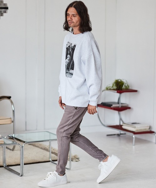 CAMBIO(カンビオ)の「msw1207- プリントスウェット -(Boy)(スウェット・メンズ・ベージュ/グレー/グリーン・M/L/XL)」の11枚目の写真