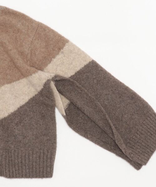 ADAWAS（アダワズ）の「ADAWAS | ハイネックニット WOMEN（ニット/セーター・レディース・ブラウン系その他・ONE SIZE）」の3枚目の写真