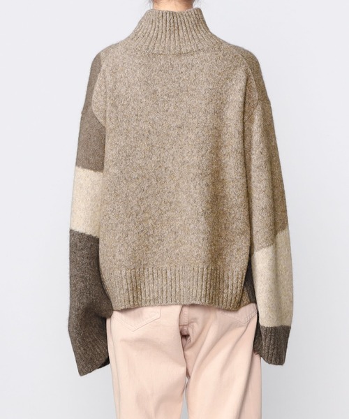 ADAWAS（アダワズ）の「ADAWAS | ハイネックニット WOMEN（ニット/セーター・レディース・ブラウン系その他・ONE SIZE）」の7枚目の写真